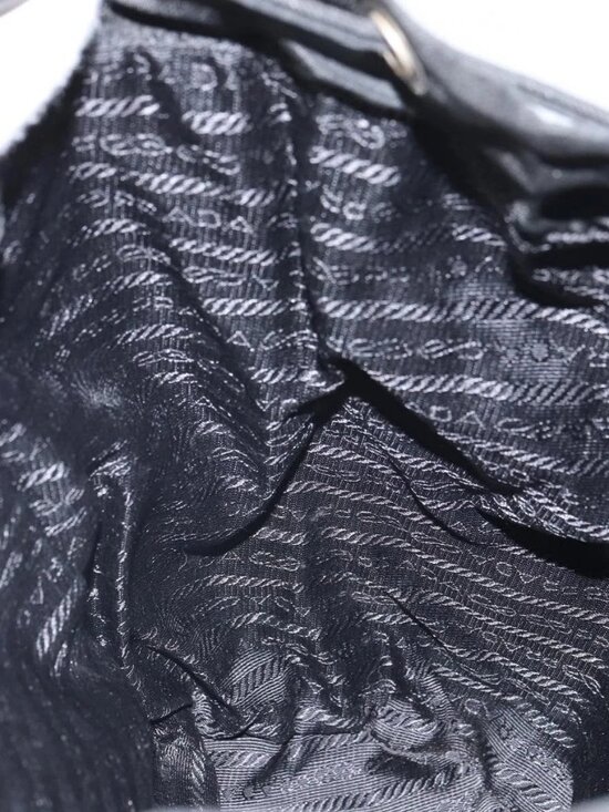 PRADA Backpack Nylon Black Silver main image 10